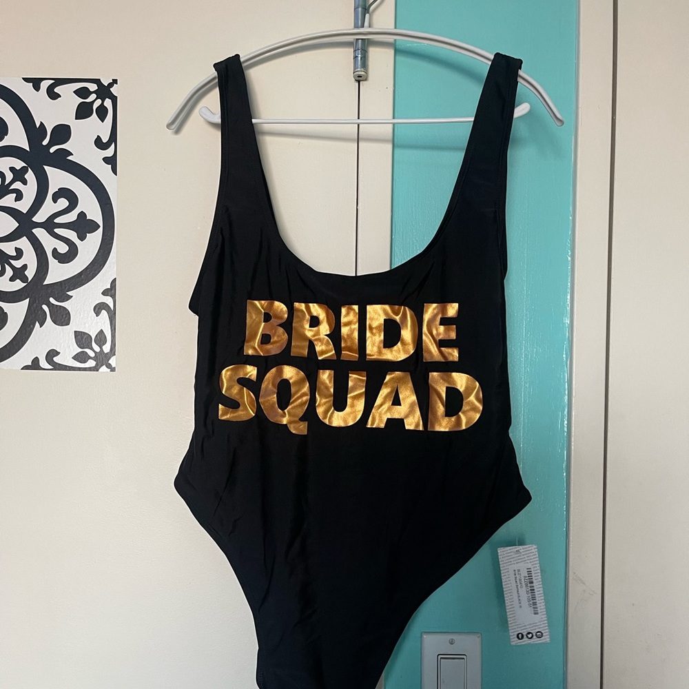 New Bride Squad Bathing Suit. Size 18